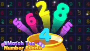 Match Ten Number Puzzle