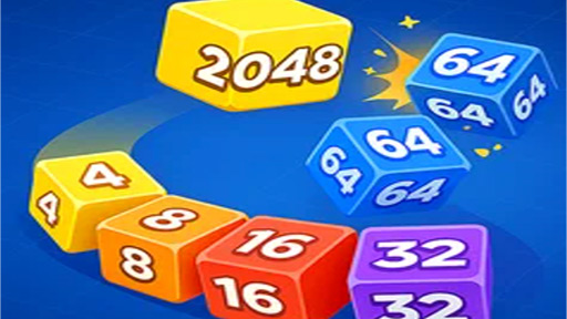 Snake 2048: Cube Merge