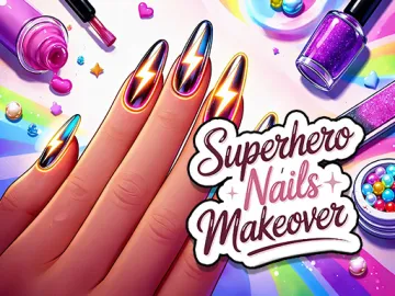 Superhero Nails Makeover